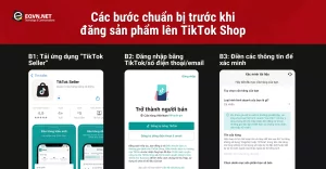 Chuẩn bị trước khi đăng sản phẩm lên TikTok Shop