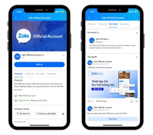 Hỗ trợ kinh doanh trực tuyến qua Zalo OA