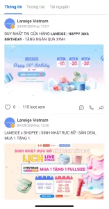 Quảng Cáo Trên Nhật Ký Người Dùng