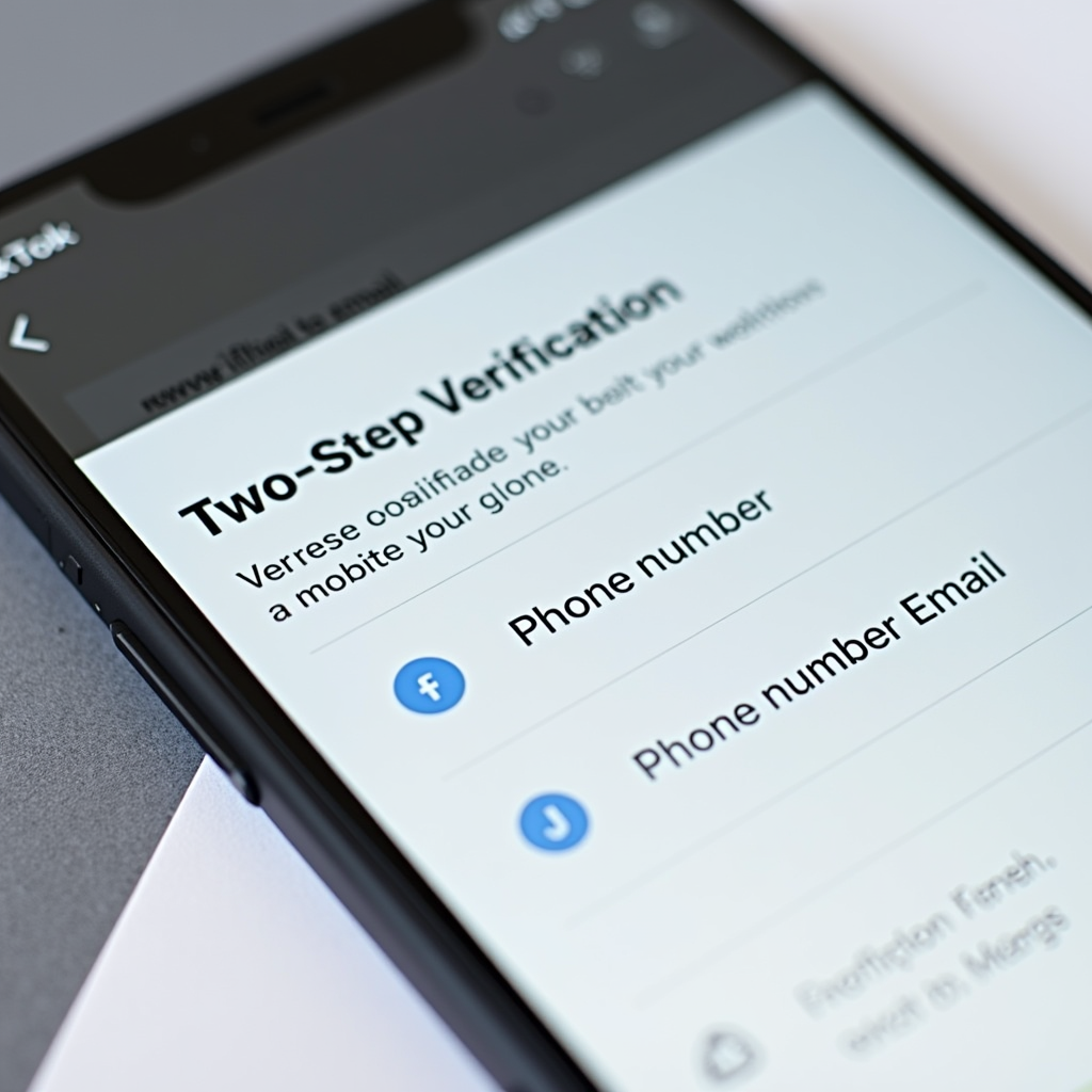 xác minh hai bước trên TikTok