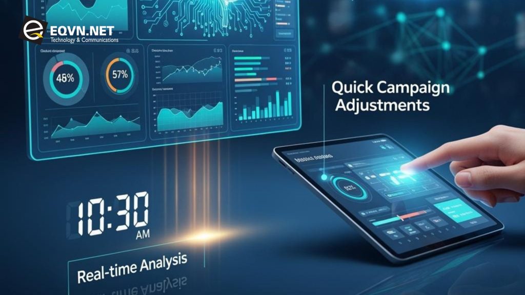 Phân tích theo thời gian thực nhờ AI quảng cáo