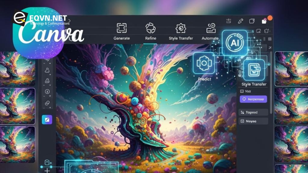 Sử dụng Canva để tạo hình ảnh AI quảng cáo