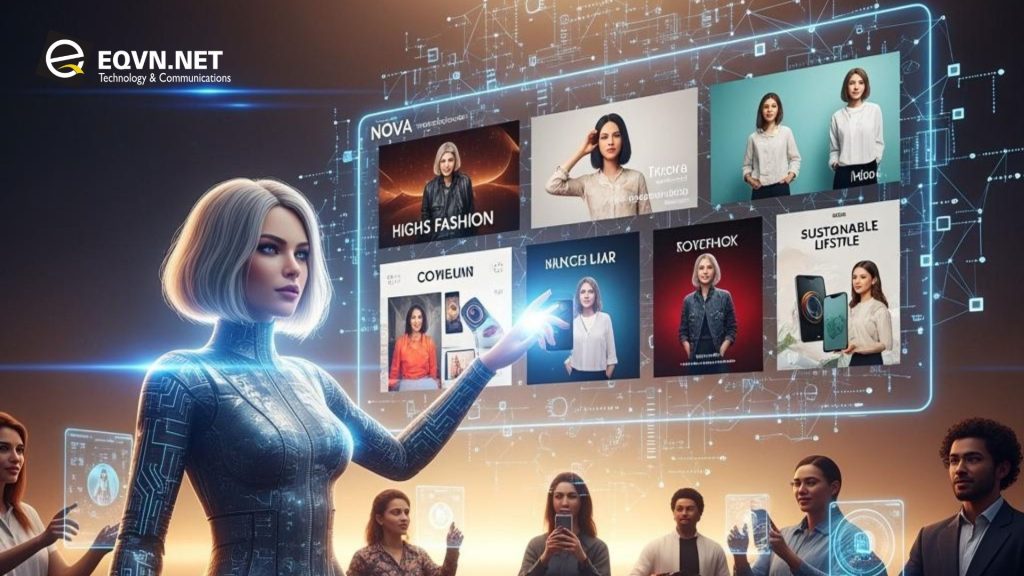 Xu hướng AI quảng cáo - Các nhân vật AI ảo