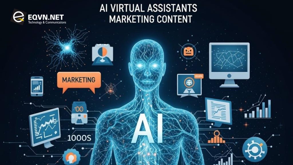 Ứng dụng của trợ lý ảo AI trong doanh nghiệp - Tạo nội dung marketing